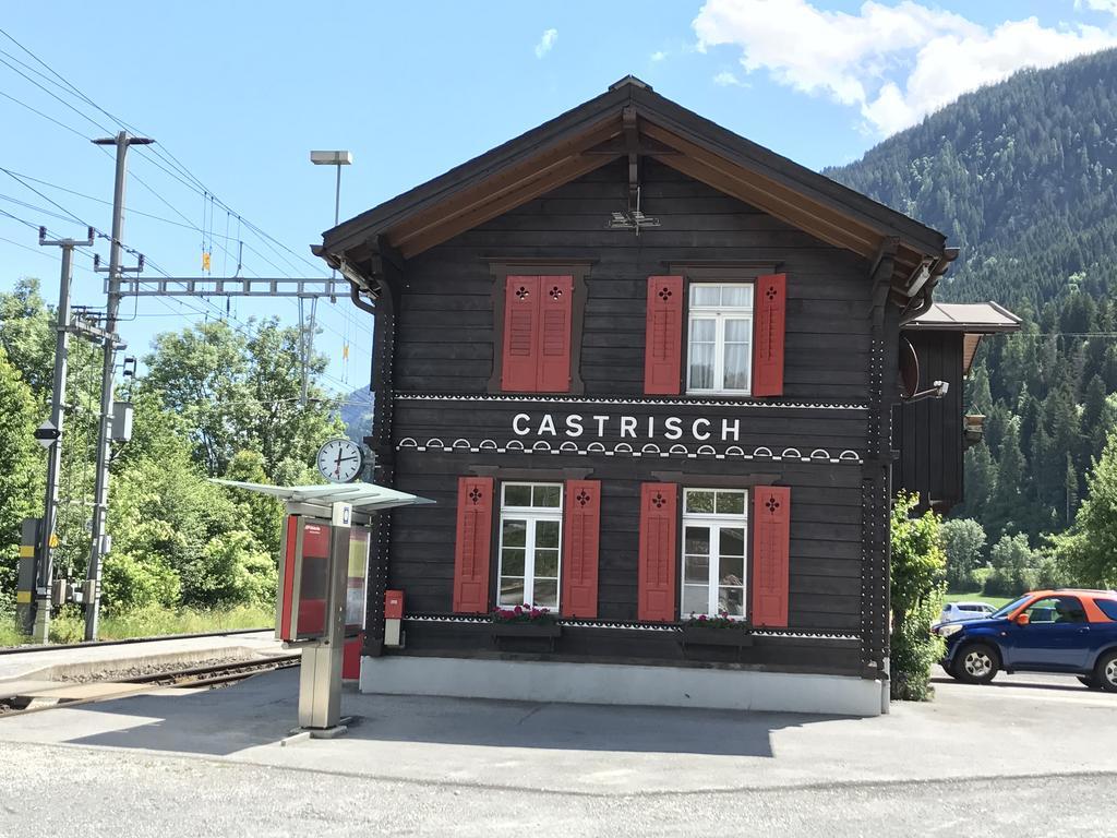 Ferienwohnung Laax Mit Traumblick, Grossem Balkon Und Terrasse 外观 照片