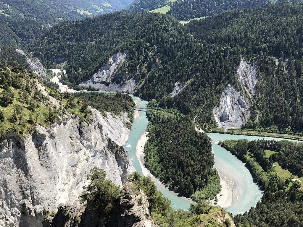 Ferienwohnung Laax Mit Traumblick, Grossem Balkon Und Terrasse 外观 照片