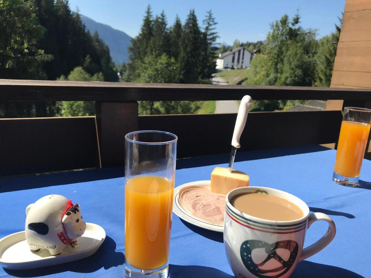 Ferienwohnung Laax Mit Traumblick, Grossem Balkon Und Terrasse 外观 照片